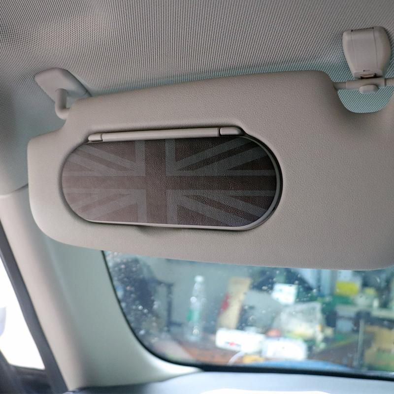 MINI（ミニ） ステッカー サンバイザー サンシェード レザー ミラー
