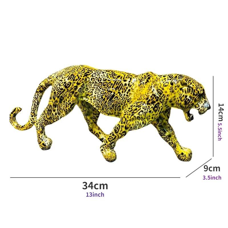 インテリア ヒョウ 動物 装飾 オブジェ 置き物 置物 モダン