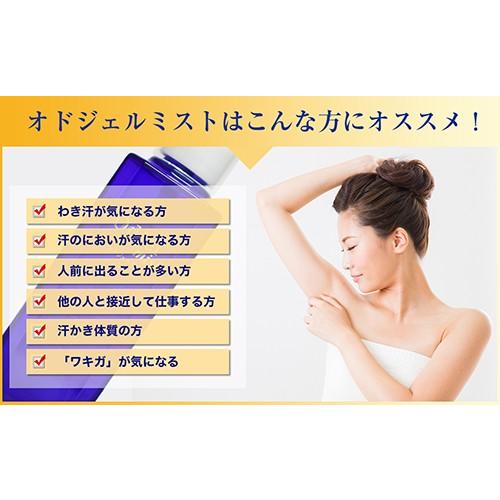 オドジェルミスト デオドラント 制汗剤 100ml 1本セット 無香料 日本製