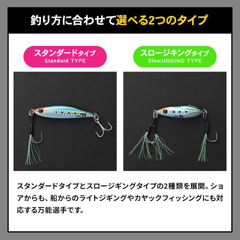 ZiAi オールラウンダージグ スタンダードタイプ 35g メタルジグ