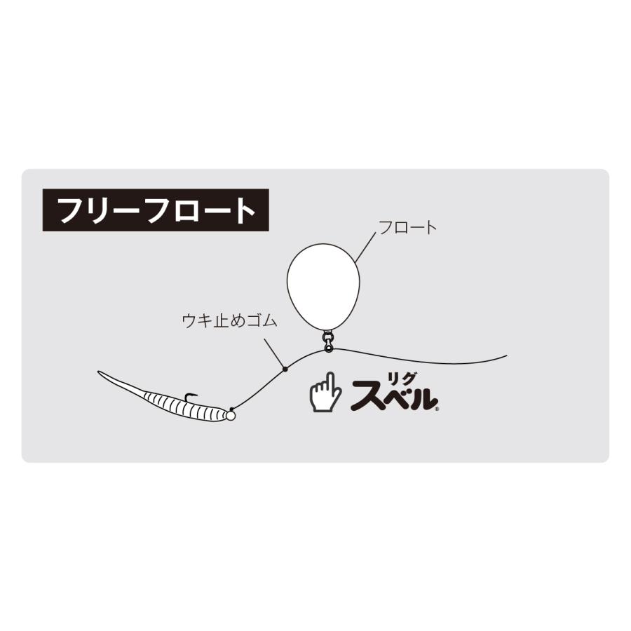 リグスベル ライトスイングタイプ 遊動リグ用 3個入り 富士工業 ルアー リグ 遊動 スイベル｜marukin-net｜06