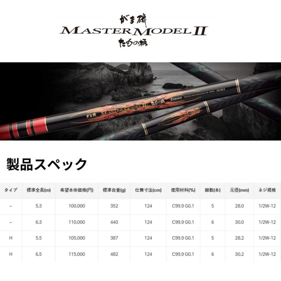 Gamakatsu（がまかつ） がま磯 マスターモデル2 たもの柄 H6.5m