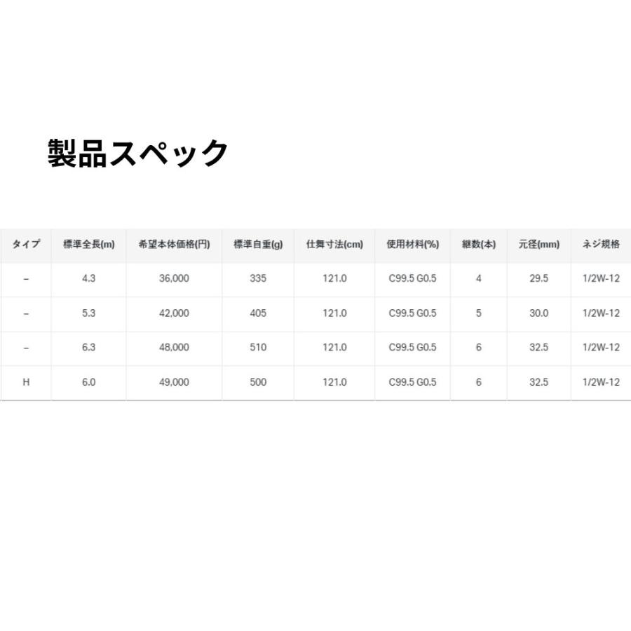 がまかつ がま磯 たもの柄 GT H 600 6.0m 玉ノ柄 釣り とりこみ フィッシングの画像