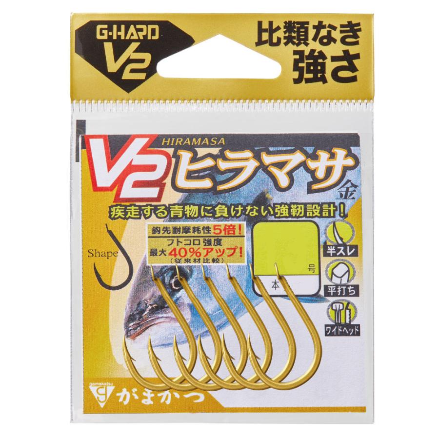 Gamakatsu（がまかつ） V2ヒラマサ 16号 ケイムラシルバー 4本入り