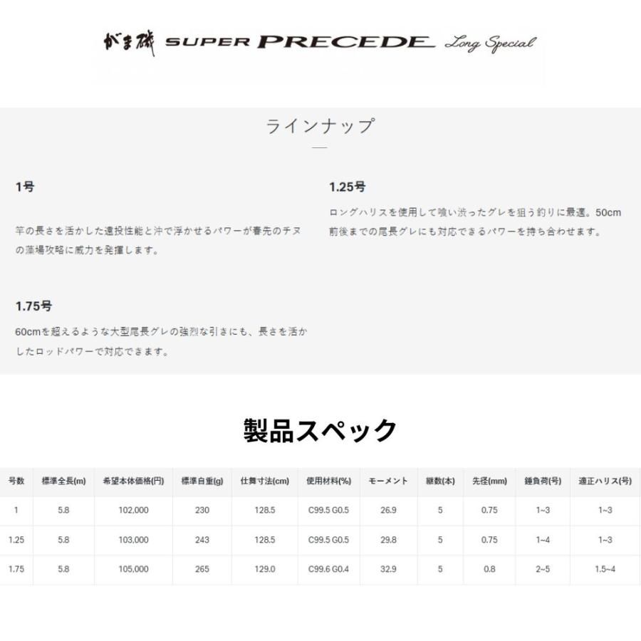 Gamakatsu（がまかつ） がま磯 スーパープレシード ロングスペシャル