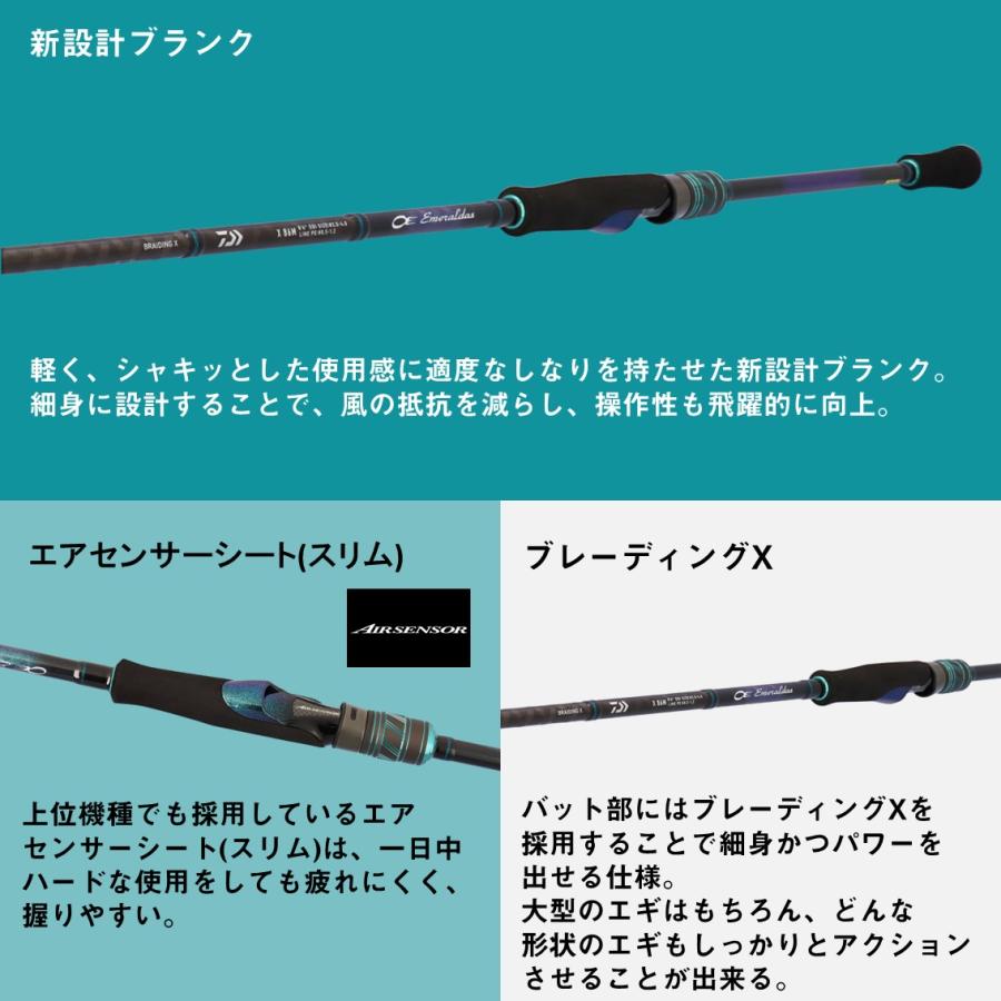 DAIWA（ダイワ） 25 エメラルダス X 79M・J エギング ロッド