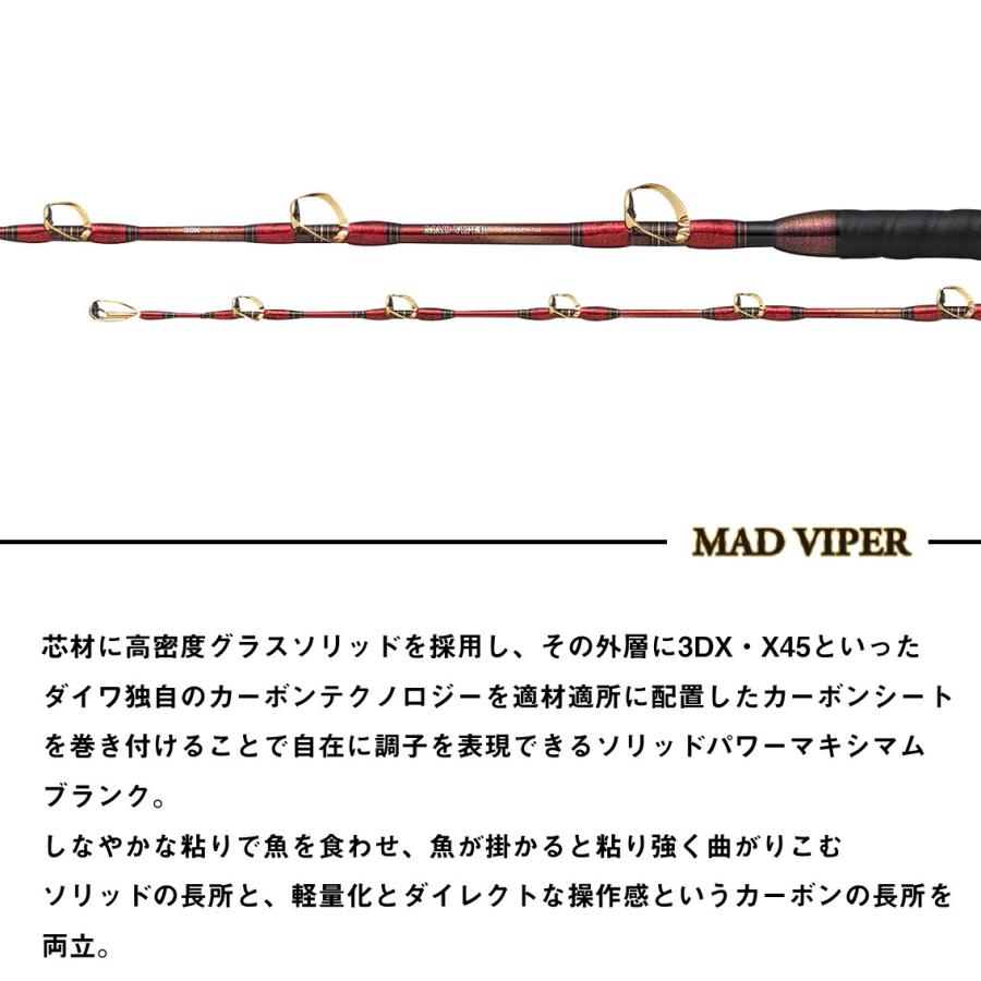 DAIWA（ダイワ） 25 マッドバイパー 泳がせSP H-160 船竿 大物 泳がせ