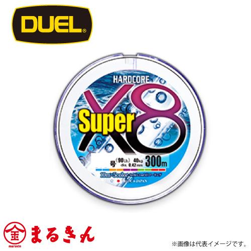 釣り仕掛け・仕掛け用品 HARDCORE Super X8 HARDCORE Super X8 5.0号 300m : つり具のまるきん ヤフー店