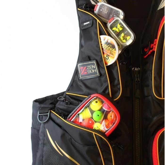 キザクラ フローティングベストSP Kz-F4 黒XL キャップ付き