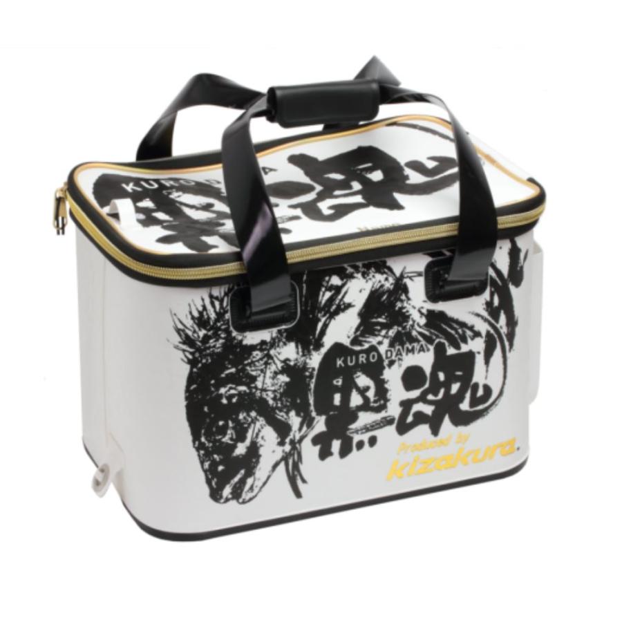 キザクラ 黒魂EXバッカン 40cm 釣り エサバッカン 高耐久ベルト サイド 