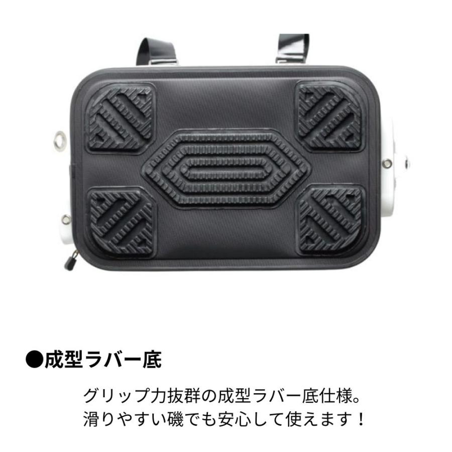 キザクラ 黒魂EXバッカン 40cm 釣り エサバッカン 高耐久ベルト サイド