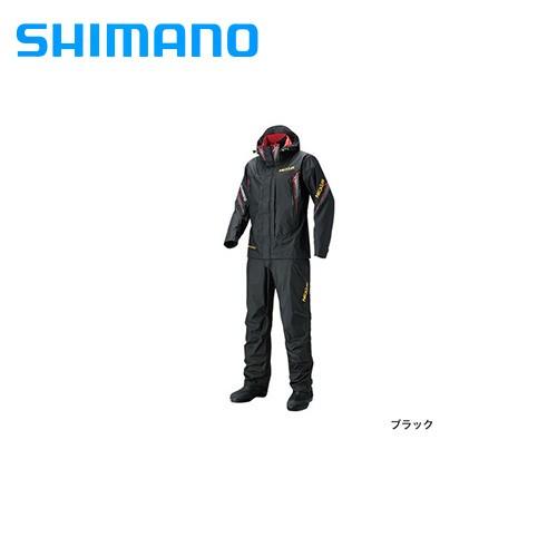 シマノ NEXUS DSレインスーツ XT RA-118R ブラック XL : つり具