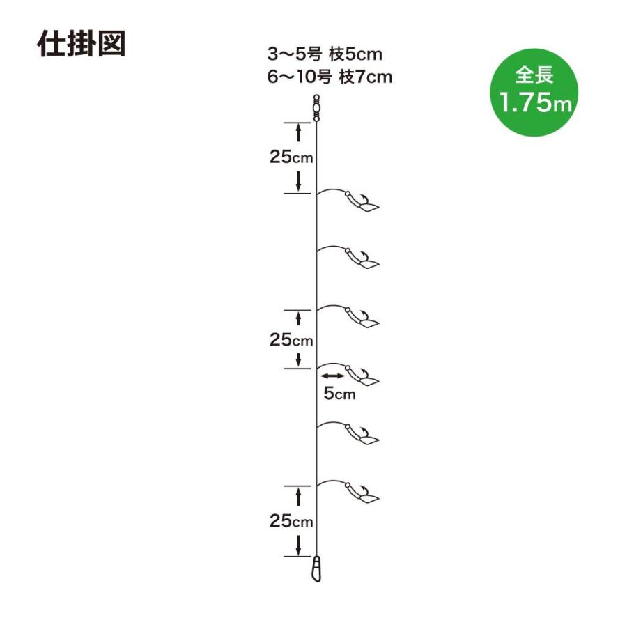 プロマリン（PRO MARINE） ピンクサビキ 3枚セット 7号 堤防