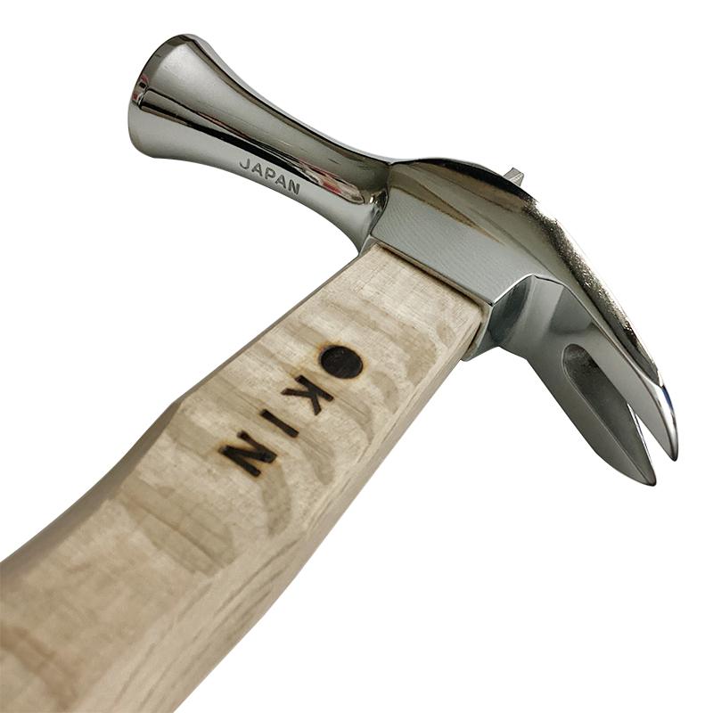 金井産業 マルキン印 仮枠ハンマー ミラー 止無 小 蛇曲ショート 250mm 