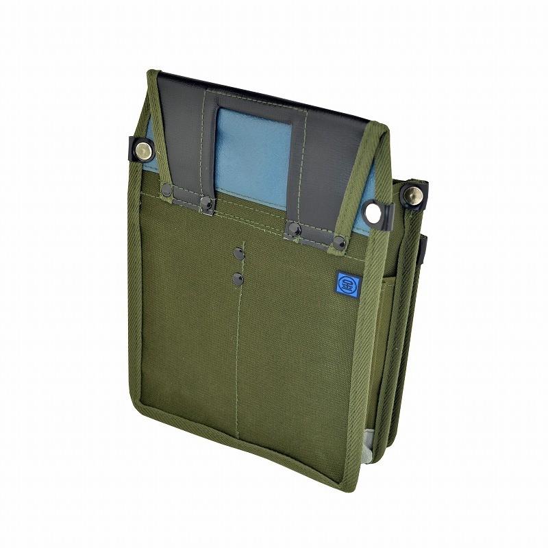 金井産業　マルキン印 内側ポケット付 帆布／緑和柄 YK-25 国防 |  | 01