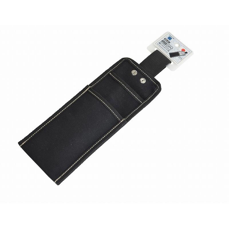 金井産業　マルキン印 帆布結束バンドケース CK-01 黒 | 