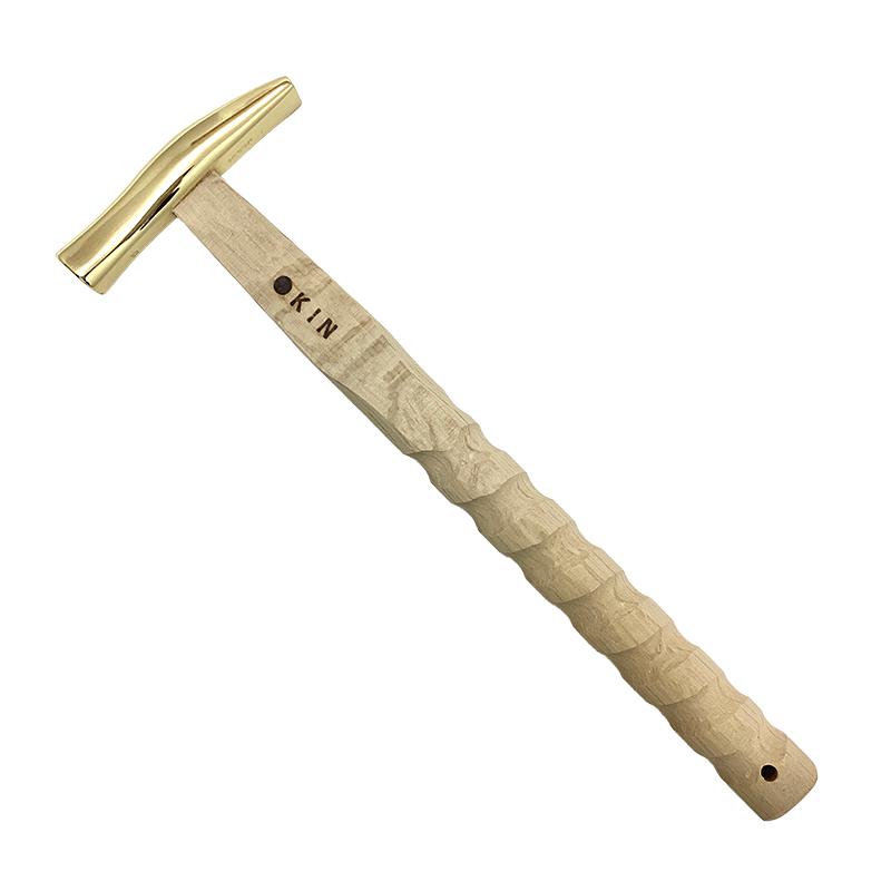 マルキン印 板金ハンマー ステン武力屋 21 ラセン 350mm ゴールド　 木柄 板金作業 修理工具 日本製 | マルキン印