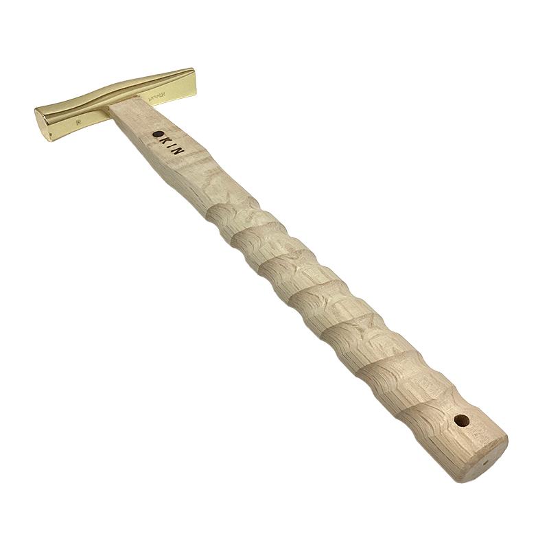 マルキン印 板金ハンマー ステン武力屋 21 ラセン 350mm ゴールド　 木柄 板金作業 修理工具 日本製 | マルキン印 | 01