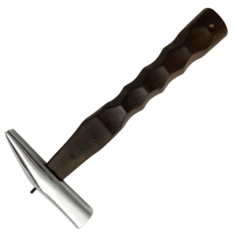 金井産業 マルキン印 板金ハンマー 焼加工 ステン武力屋 21 名栗ショート 250mm 木柄 日本製 | マルキン印