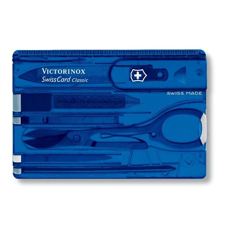 VICTORINOX(ビクトリノックス）スイスカード　スケルトンブルー　0.7122.T2　日本正規品　送料無料 | VICTORINOX