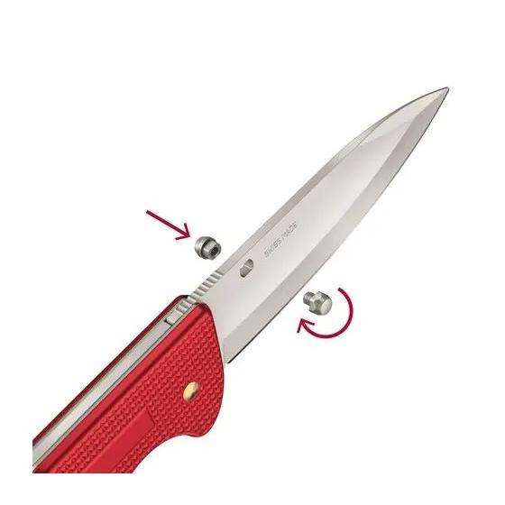 VICTORINOX 折りたたみナイフ Evoke Alox エボーク 0.9415. [ レッド 