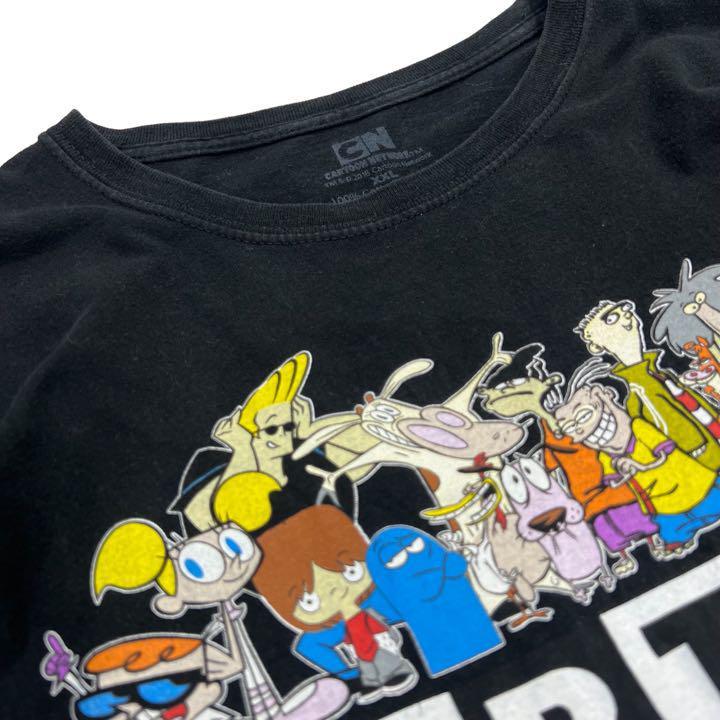 XXL】USA 古着 CARTOON NETWORK プリント Tシャツ キャラクター
