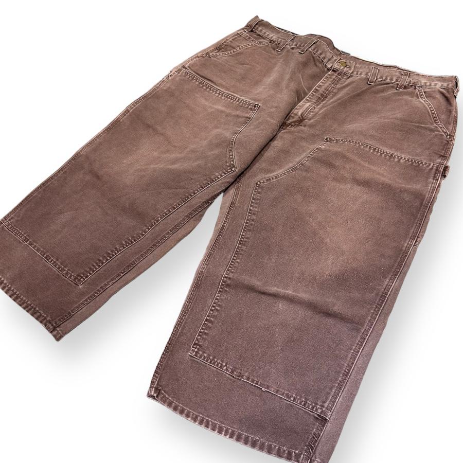 W46】 USA古着 カーハート Carhartt ペインターパンツ クロップド