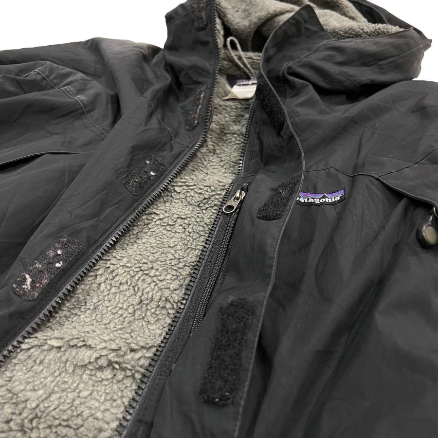 USA 古着 USA製 パタゴニア Patagonia インファーノジャケット INFURNO JACKET アウトドア フーディ ブラック S｜marukinstore2020｜06