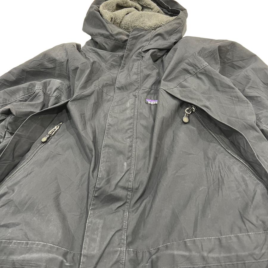 USA 古着 USA製 パタゴニア Patagonia インファーノジャケット INFURNO JACKET アウトドア フーディ ブラック S｜marukinstore2020｜07