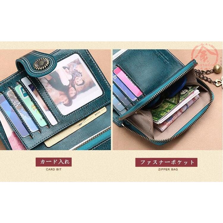 財布 レディース 二つ折り財布 本革 牛革 L字ファスナー 小銭入れ さいふ サイフ カード入れ 多い かわいい 可愛い おしゃれ コンパクト レザー 5l2qb02 丸金商店 通販 Yahoo ショッピング