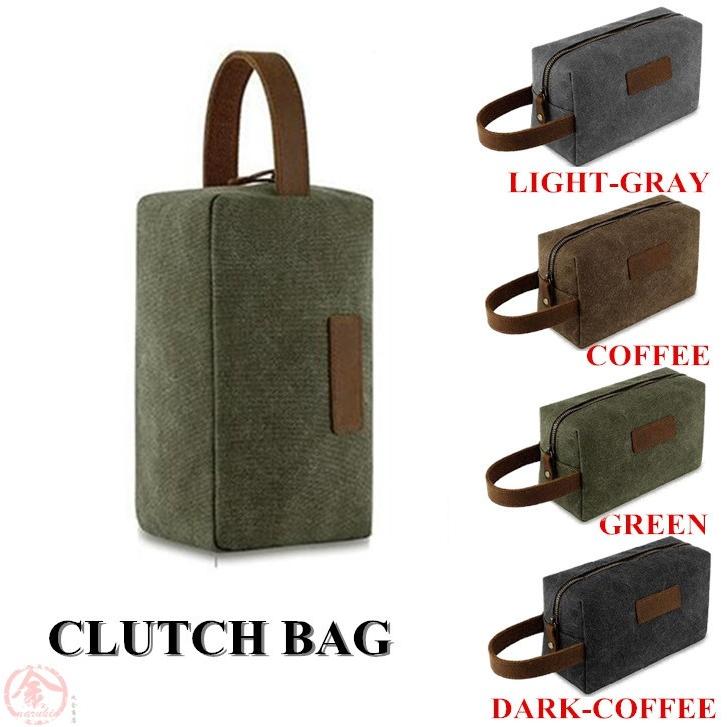 クラッチバッグ 化粧バッグ 手持ちバッグ 帆布 牛革 コンパクト 便利 大容量 旅行バッグ バッグ 出張 旅行 お出かけ メンズ レディース 5mxfb02 丸金商店 通販 Yahoo ショッピング