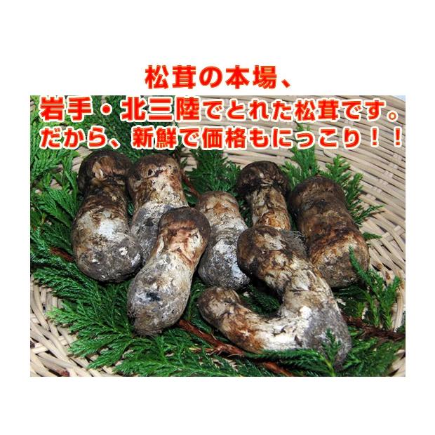 岩手県産 訳あり 松茸300g (開き・欠け・特大・小など込) 自宅用 国産 まつたけ マツタケ 同梱不可｜marukoshi｜03