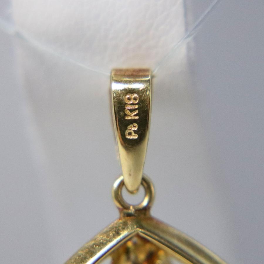 K18/Pt ブルートパーズ ペンダントトップ PH 30.45ct 重量約10.3g 