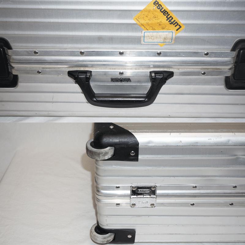 年季充分ボコボコ系】リモワ RIMOWA アルミトランクケース 年季充分ボコボコ系】リモワ RIMOWA アルミトランクケース