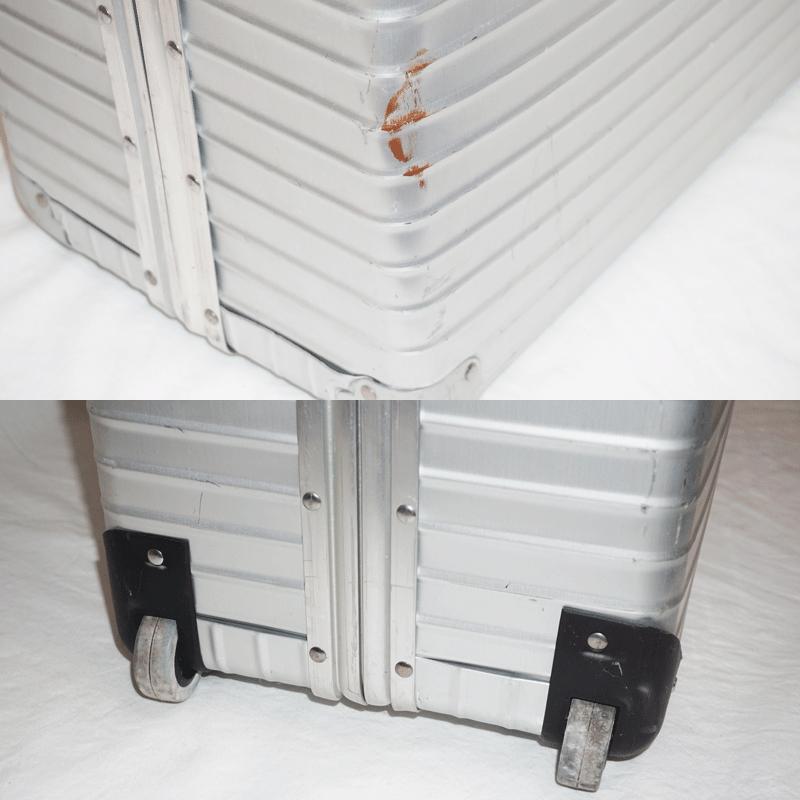 年季充分ボコボコ系】リモワ RIMOWA アルミトランクケース 年季充分ボコボコ系】リモワ RIMOWA アルミトランクケース