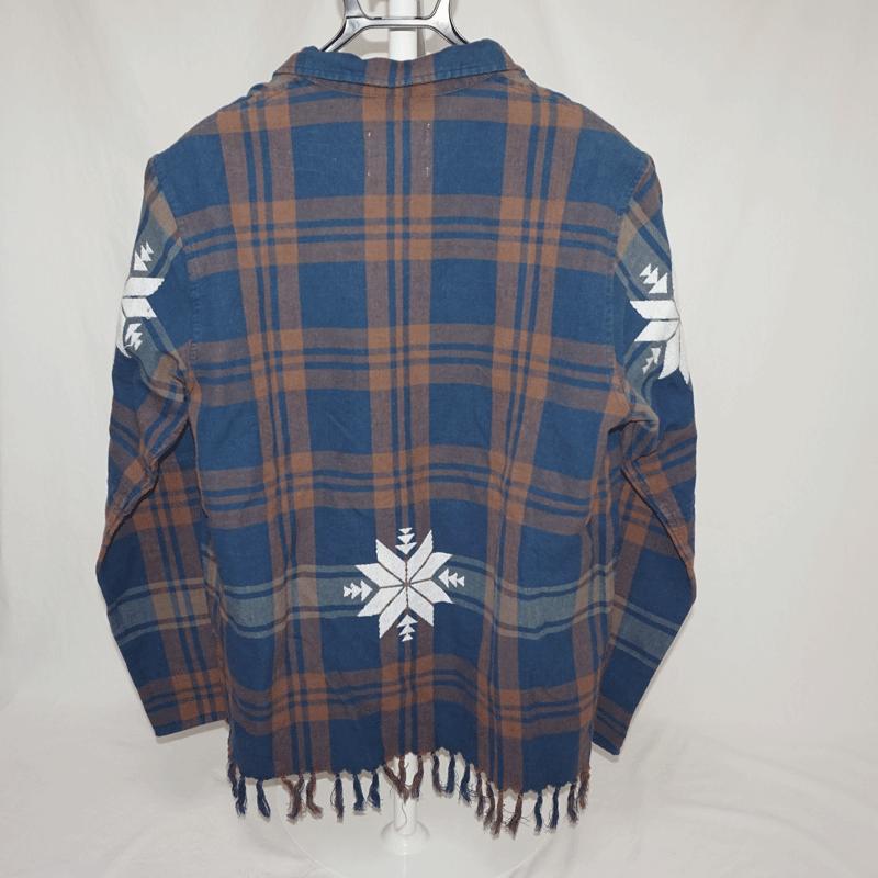 WHIZ. LIMITED ウィズ リミテッド 長袖 刺繍 チェック シャツ Sz.L