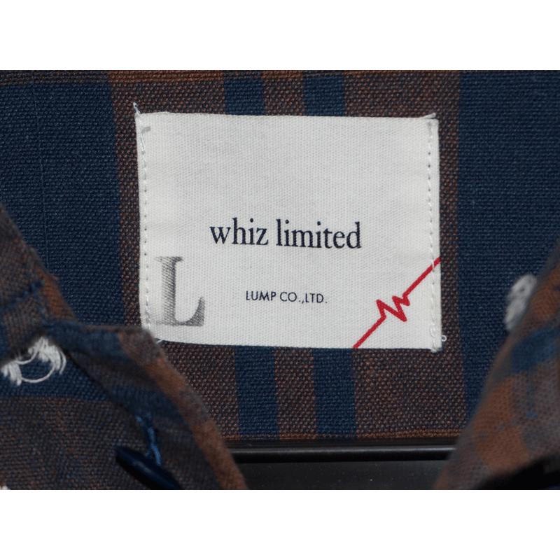 WHIZ. LIMITED ウィズ リミテッド 長袖 刺繍 チェック シャツ Sz.L