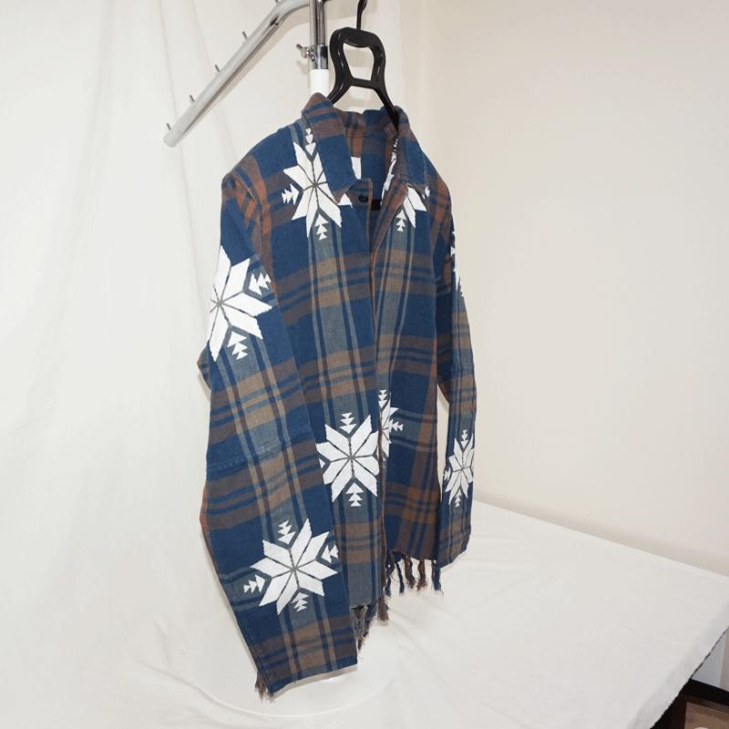 WHIZ. LIMITED ウィズ リミテッド 長袖 刺繍 チェック シャツ Sz.L
