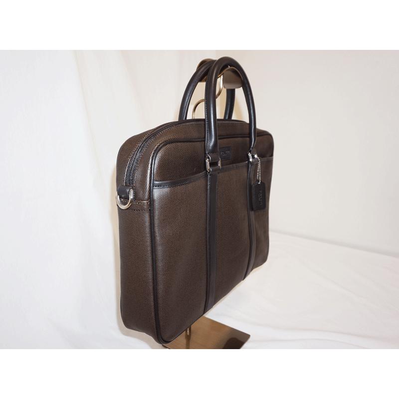COACH コーチ ビジネスバッグ ブリーフケース ヘリテージ チェック