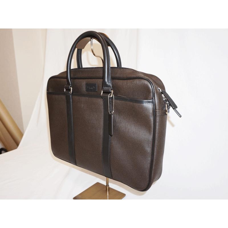 COACH コーチ ビジネスバッグ ブリーフケース ヘリテージ チェック