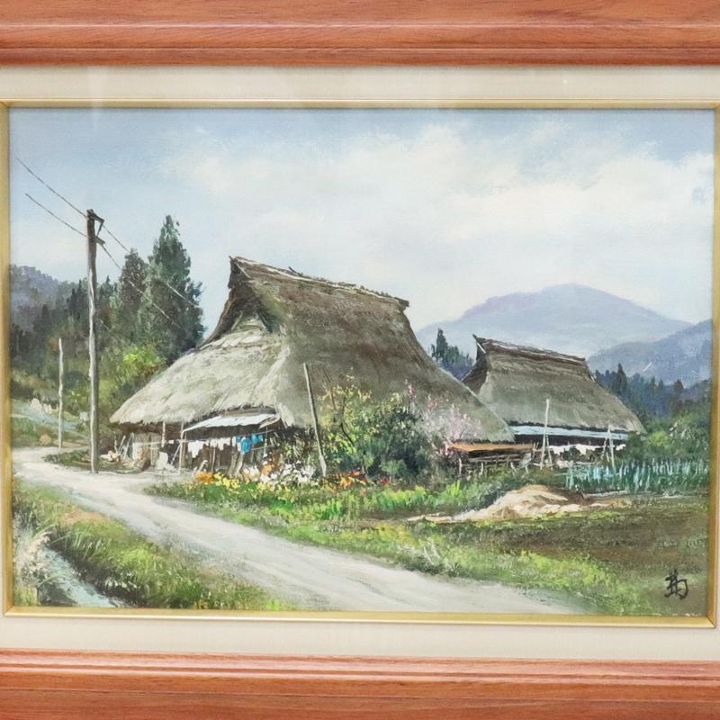 真筆証明書有 林喜市郎 Kiichiro Hayashi 「滋賀県マキノ町在原」 4号