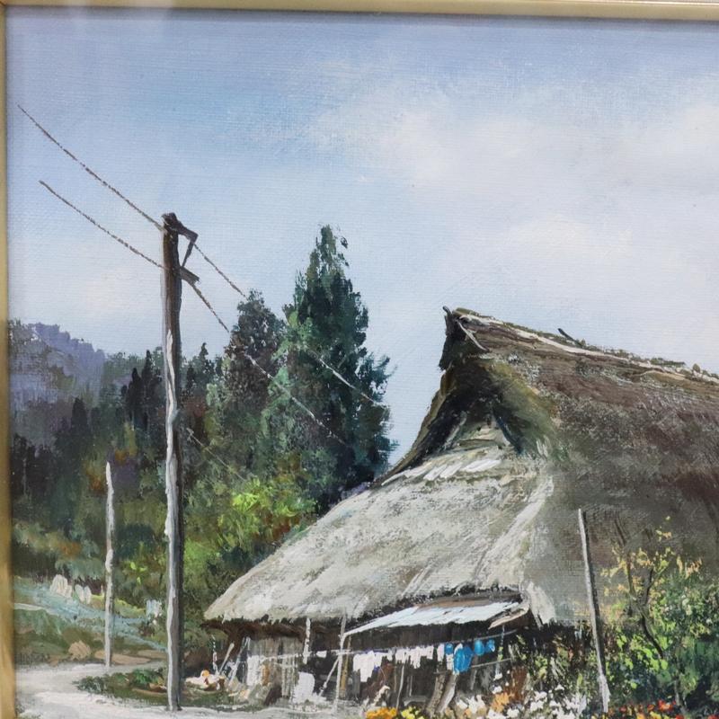 真筆証明書有 林喜市郎 Kiichiro Hayashi 「滋賀県マキノ町在原」 4号