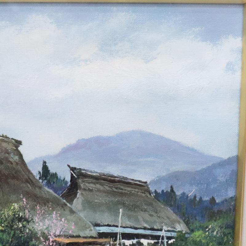 真筆証明書有 林喜市郎 Kiichiro Hayashi 「滋賀県マキノ町在原」 4号