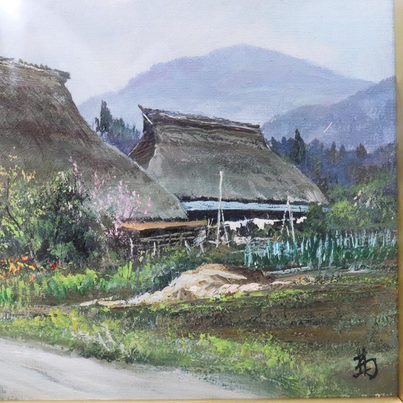真筆証明書有 林喜市郎 Kiichiro Hayashi 「滋賀県マキノ町在原」 4号