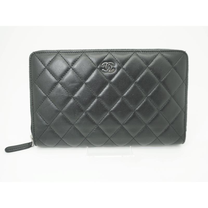 CHANEL シャネル ラウンドファスナー長財布 オーガナイザー