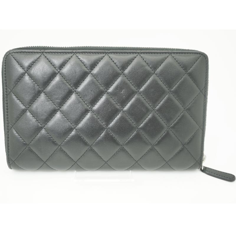 CHANEL シャネル ラウンドファスナー長財布 オーガナイザー