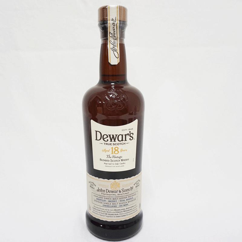 20歳以上!!【未開栓】Dewar's TRUE SCOTCH デュワーズ 18年