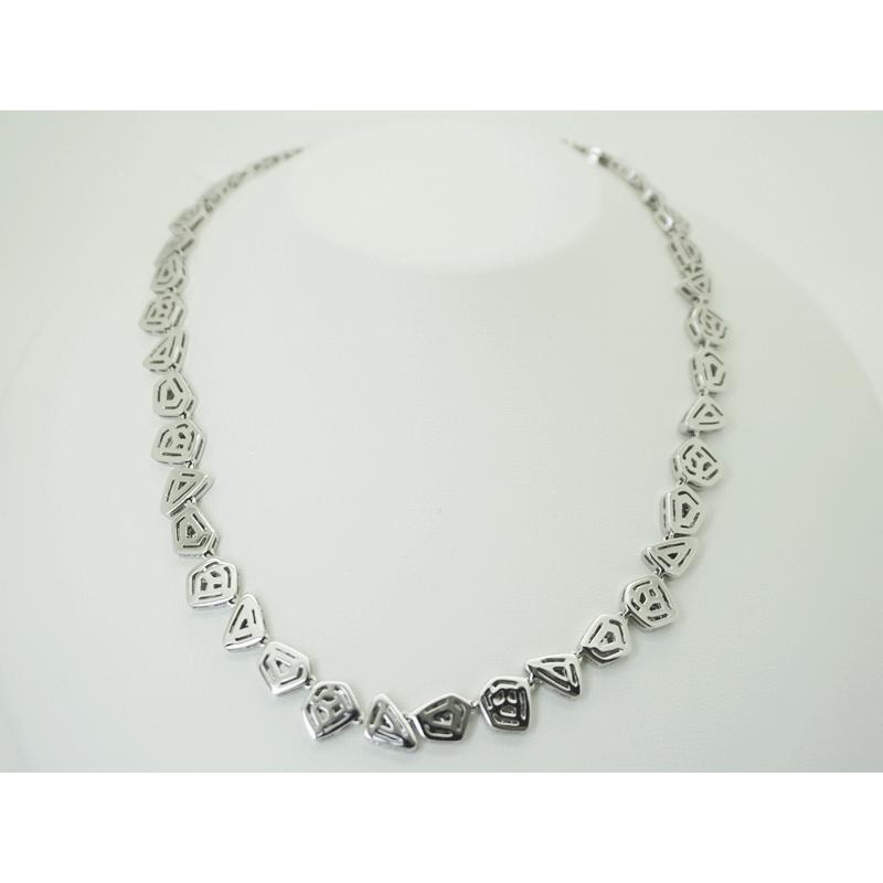 VAID ヴェイド ROMA 750 K18 ホワイトゴールド パヴェダイヤモンド ネックレス D2.50ct 上質ダイヤ 美品 VD ...