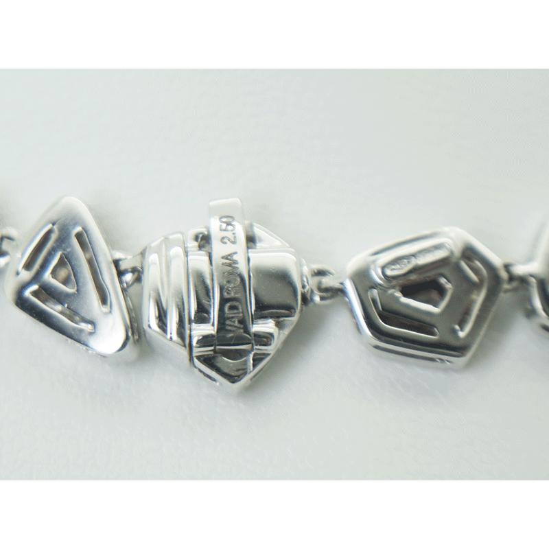 VAID ヴェイド ROMA 750 K18 ホワイトゴールド パヴェダイヤモンド ネックレス D2.50ct 上質ダイヤ 美品 VD ...