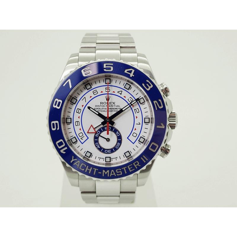ロレックス ROLEX ヨットマスター II 116680 ホワイト文字盤 中古